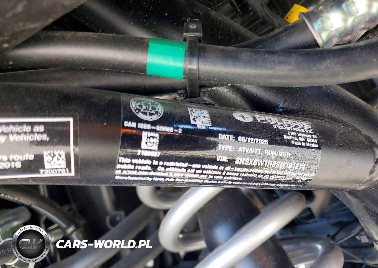 2025 Polaris Ranger Utility Vehicle VIN:3NSX6W1R8SM191274 - 10
