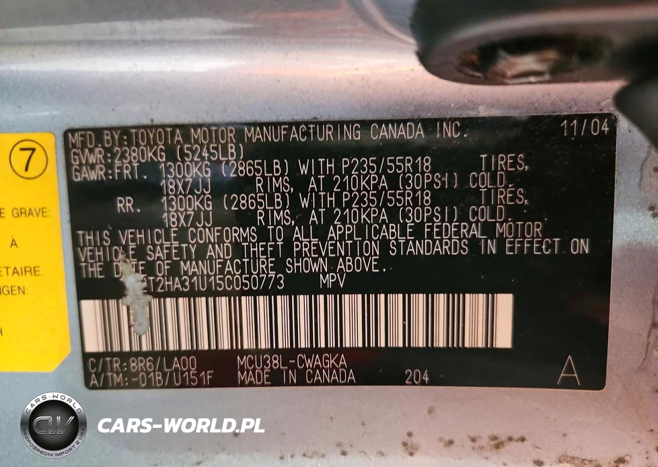 2005 Lexus Rx 330 VIN:2T2HA31U15C050773 - 13