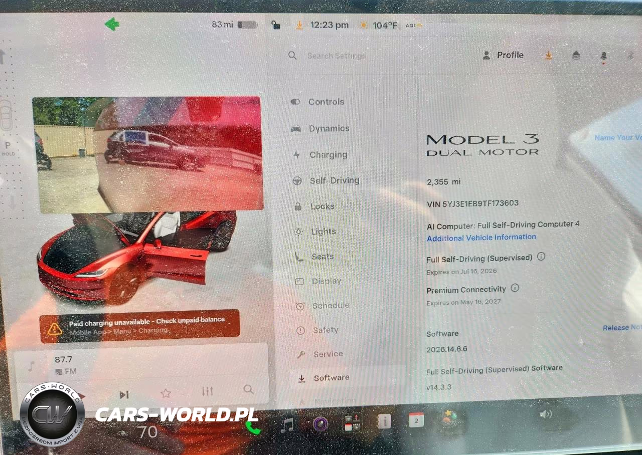 2026 Tesla Model 3 VIN:5YJ3E1EB9TF173603 - 9