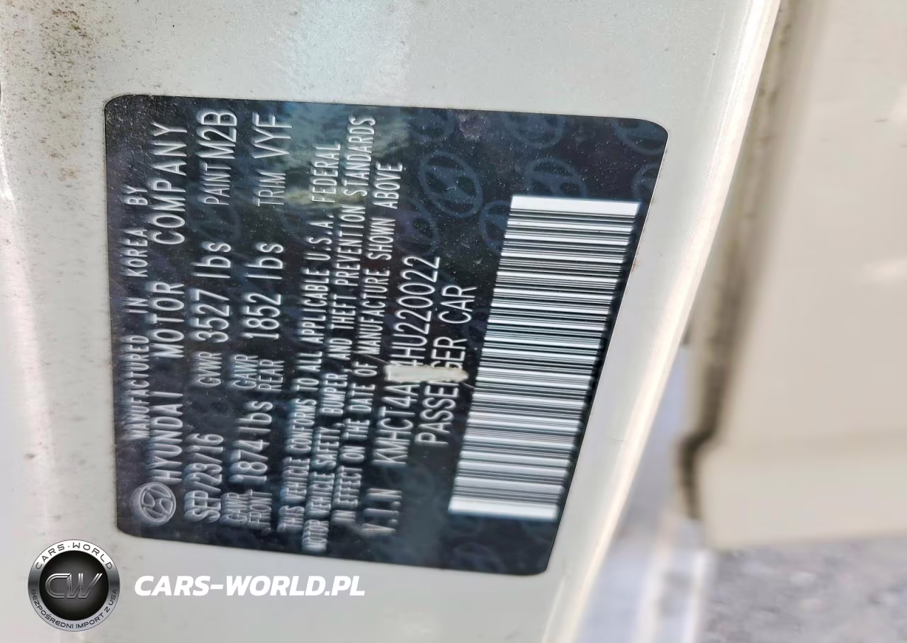 2017 Hyundai Accent Se VIN:KMHCT4AE4HU220022 - 12