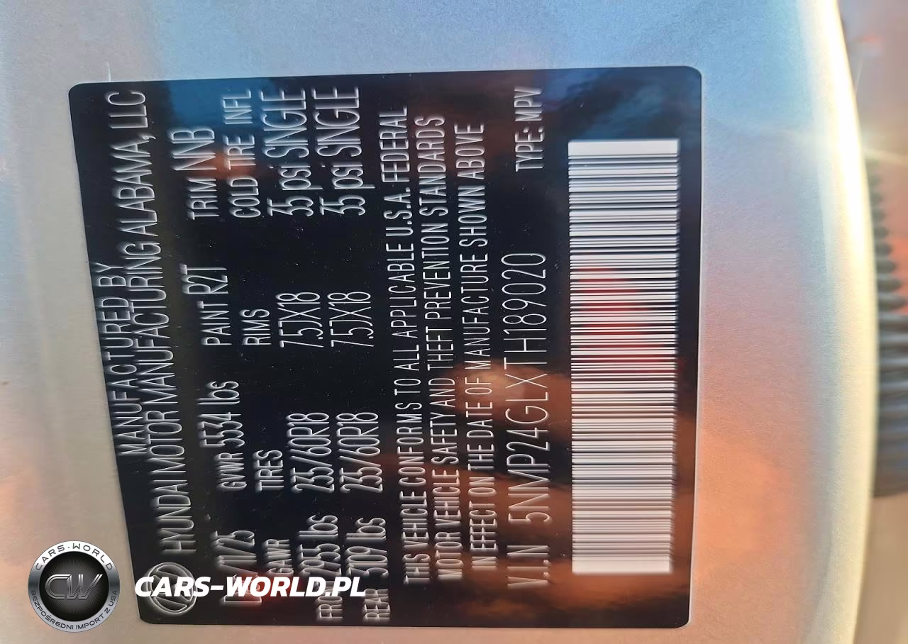 2026 Hyundai Santa Fe Sel VIN:5NMP24GLXTH189020 - 14