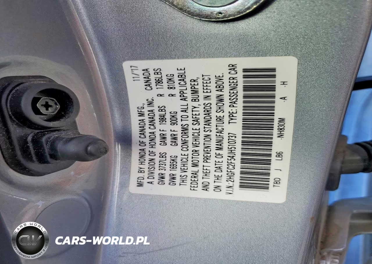 2018 Honda Civic Lx VIN:2HGFC2F54JH510737 - 13