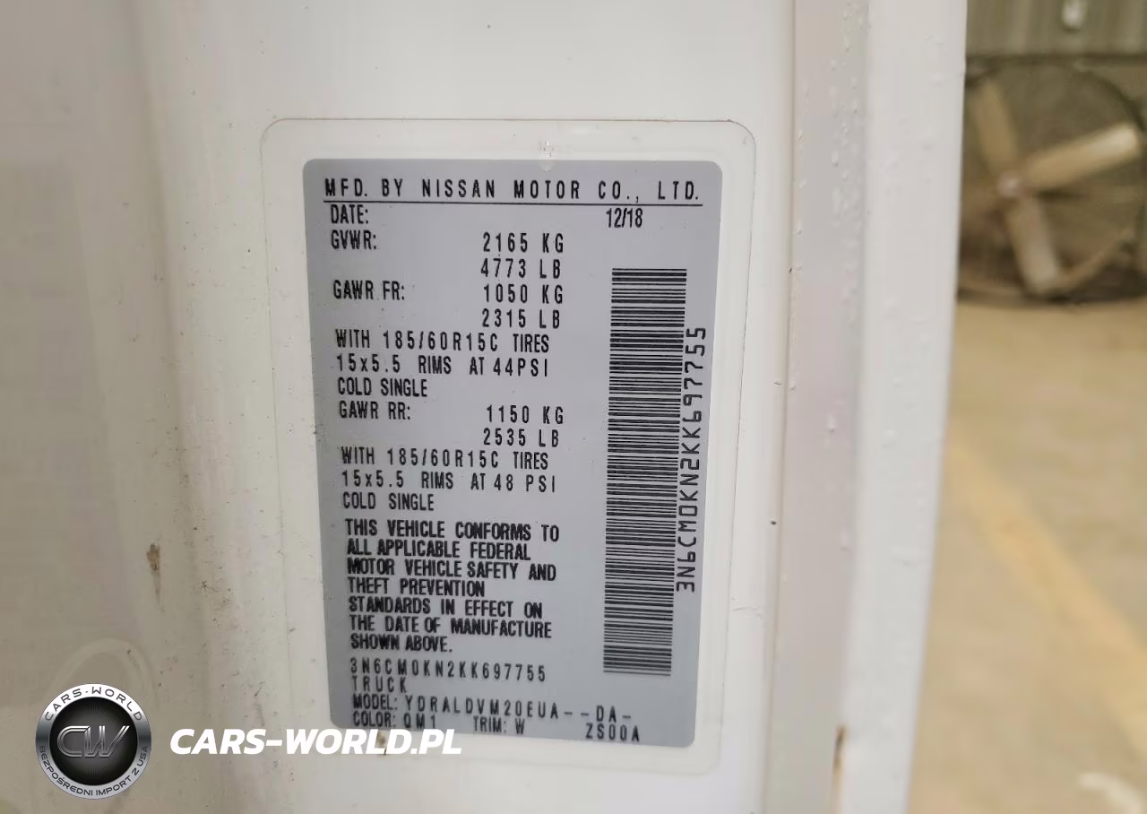 2019 Nissan Nv200 S Delivery Van VIN:3N6CM0KN2KK697755 - 13