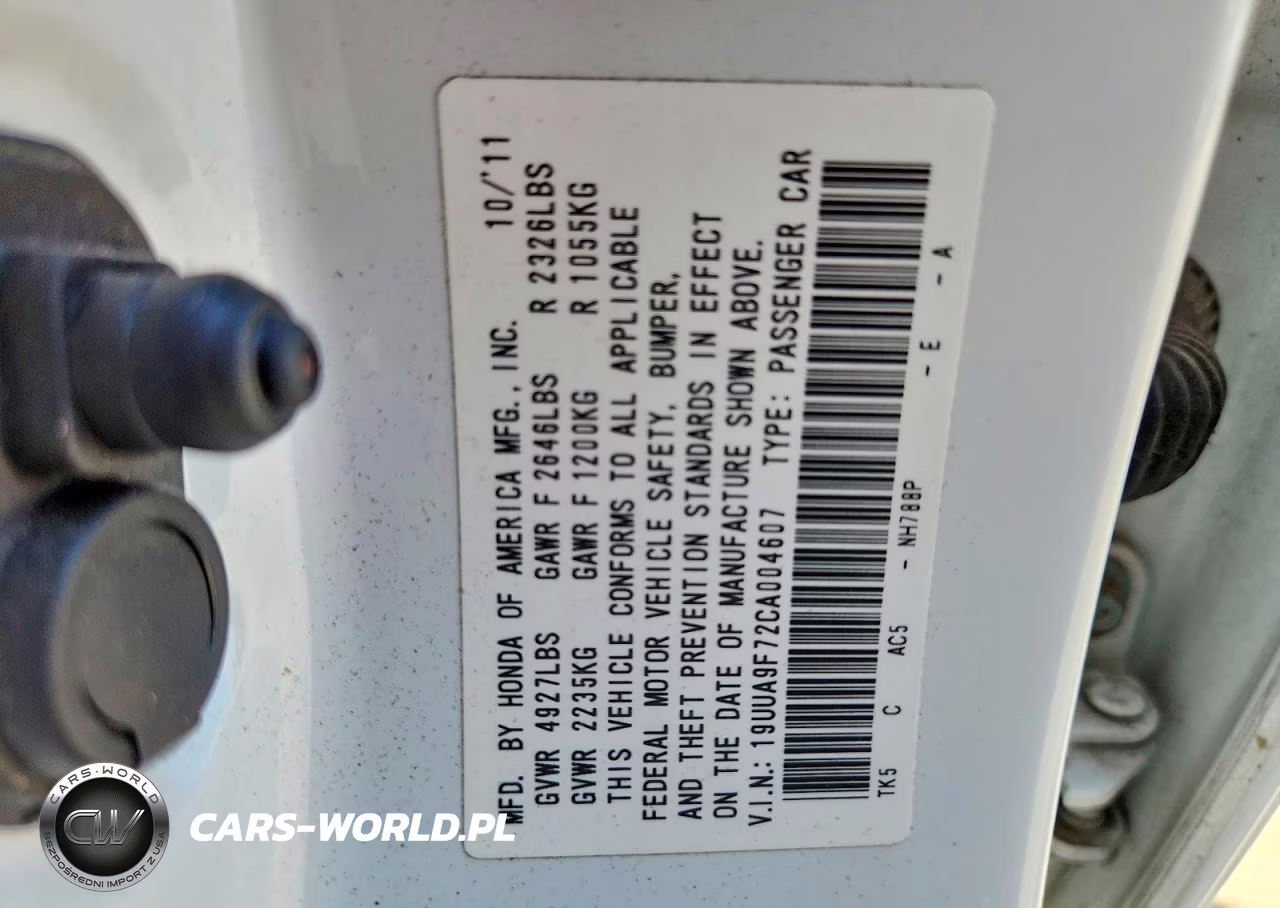 2012 Acura Tl VIN:19UUA9F72CA004607 - 12