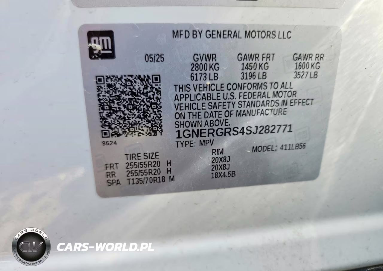 2025 Chevrolet Traverse Lt VIN:1GNERGRS4SJ282771 - 14