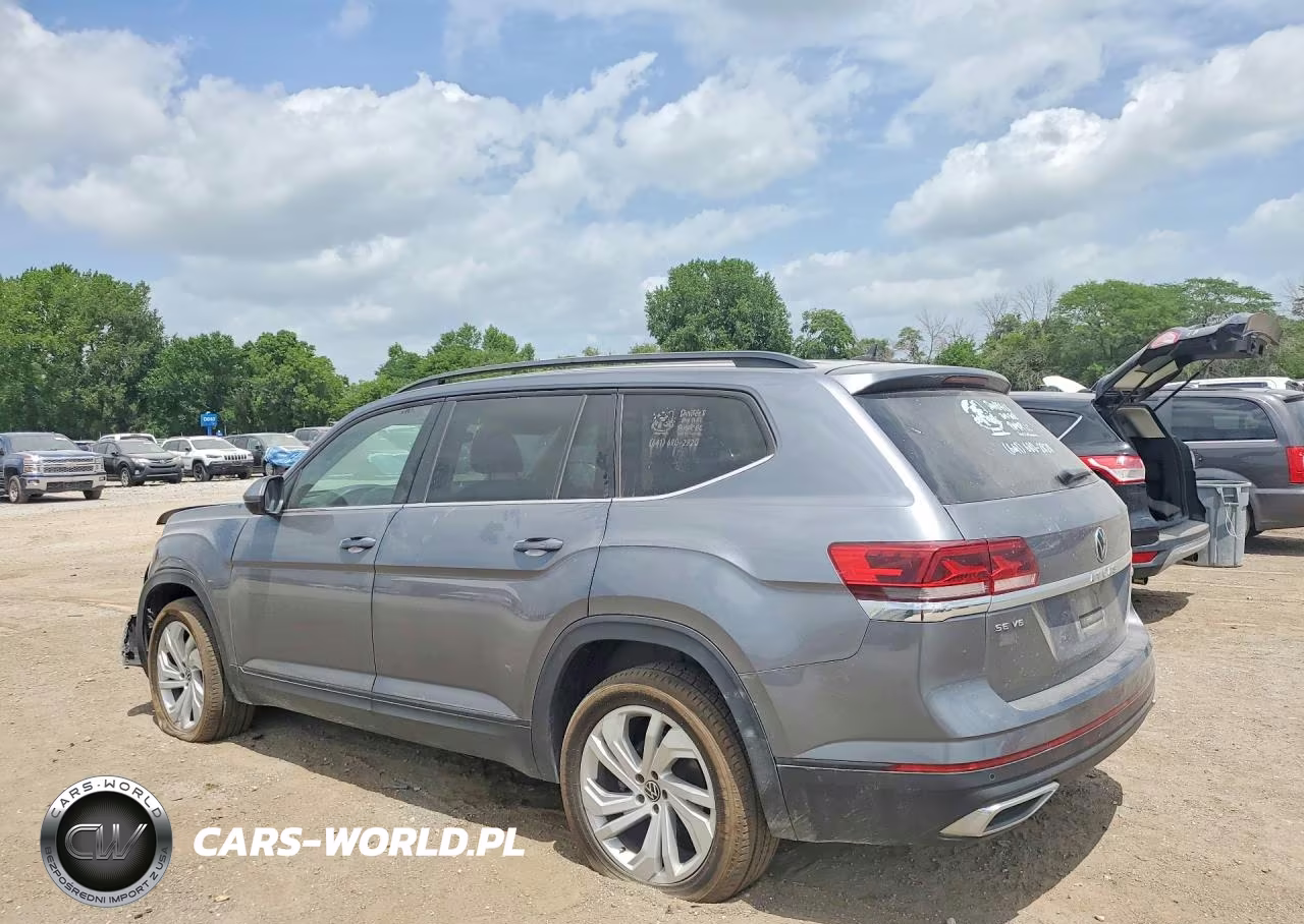 2021 Volkswagen Atlas Se VIN:1V2HR2CAXMC585875 - 2