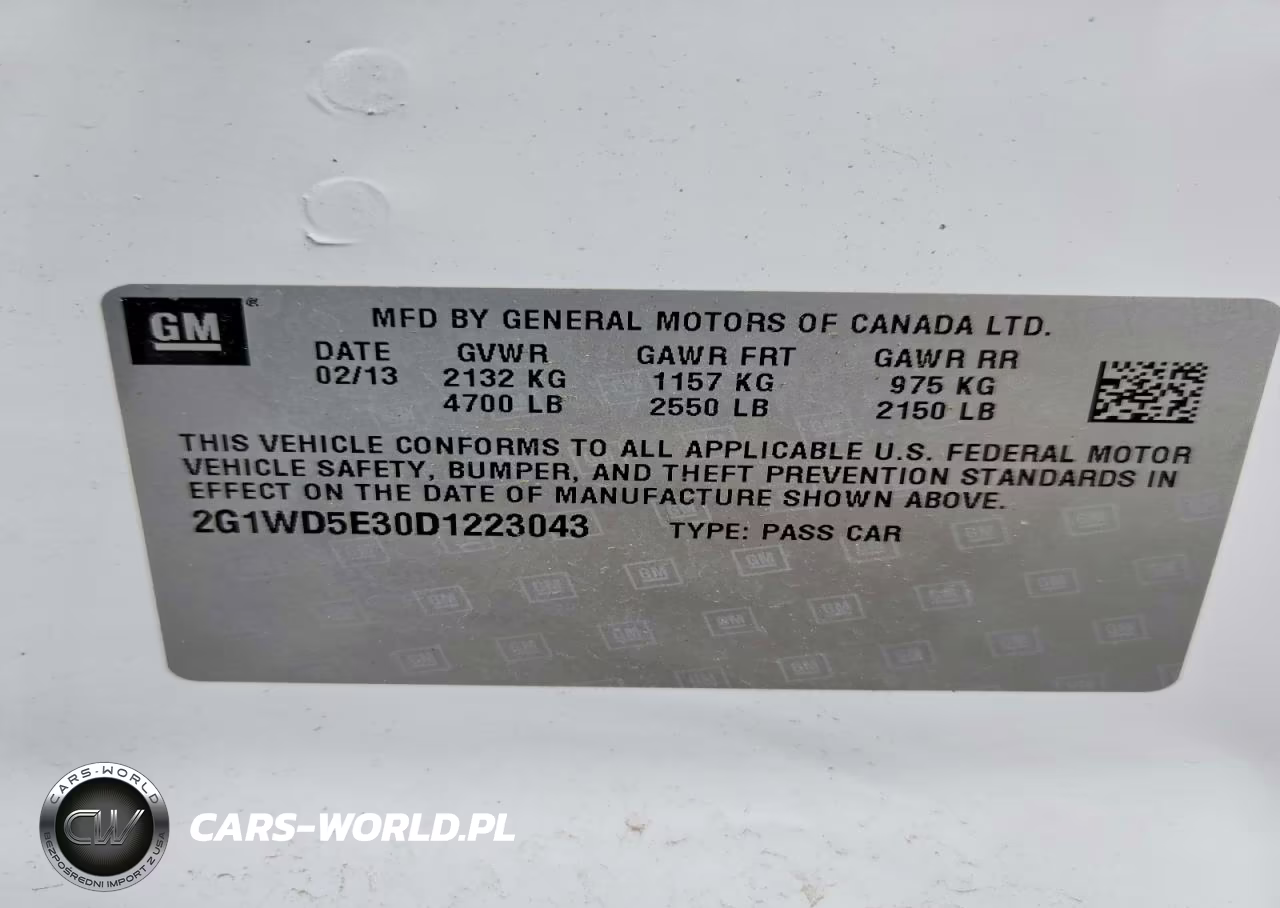 2013 Chevrolet Impala Police VIN:2G1WD5E30D1223043 - 12