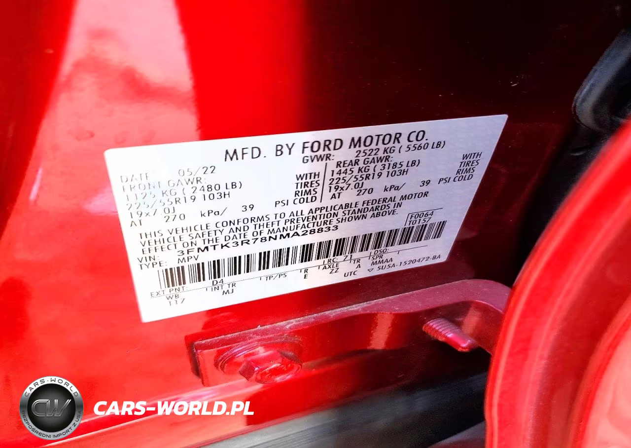 2022 Ford Mustang Mach-E Premium VIN:3FMTK3R78NMA28833 - 12