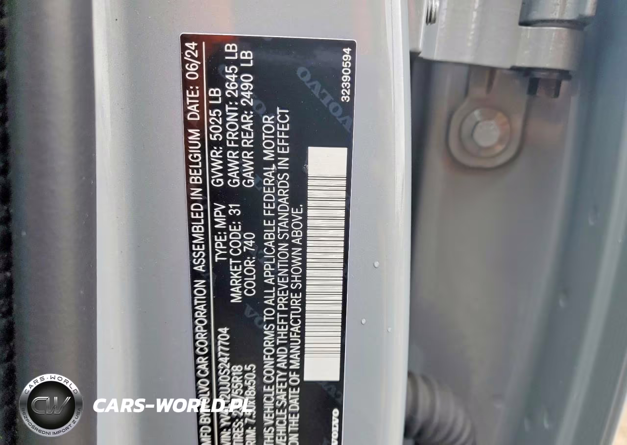 2025 Volvo Xc40 Core VIN:YV4L12UJ0S2477704 - 12
