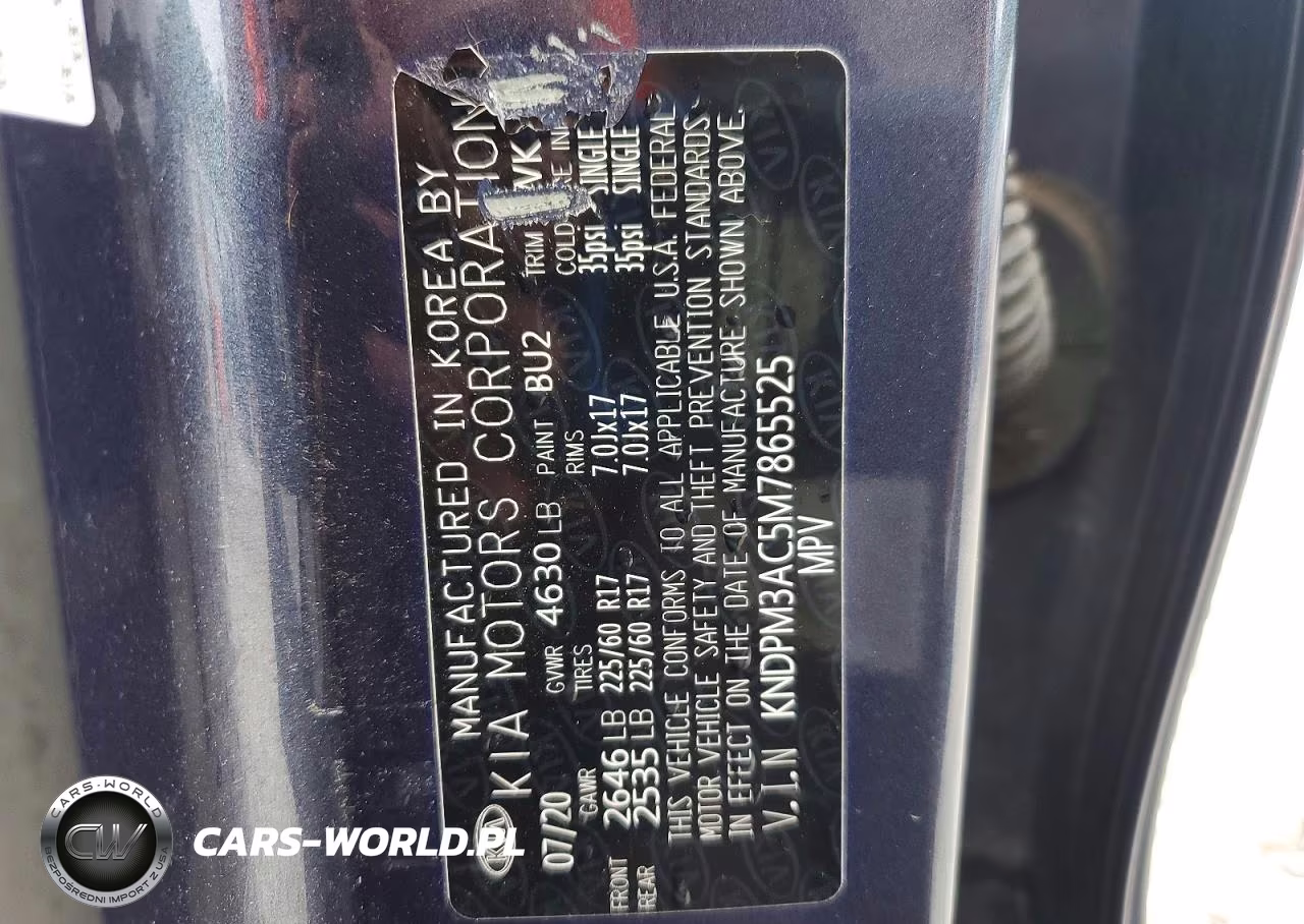 2021 Kia Sportage Lx VIN:KNDPM3AC5M7865525 - 13