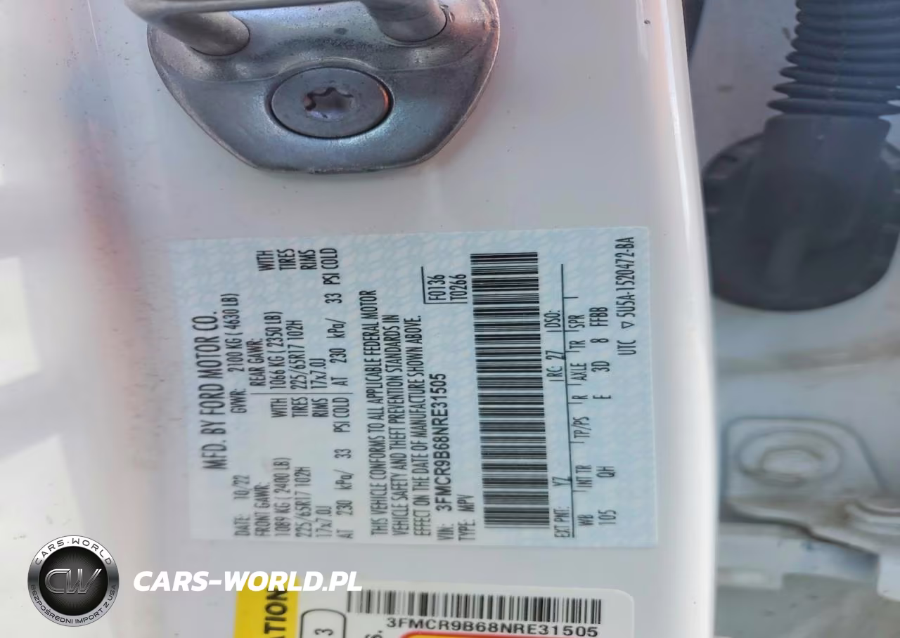 2022 Ford Bronco Sport Big Bend VIN:3FMCR9B68NRE31505 - 13
