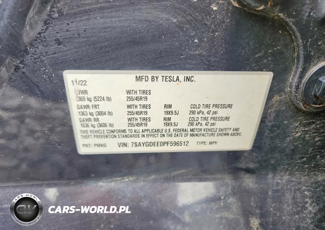 2023 Tesla Model Y VIN:7SAYGDEE0PF596512 - 12