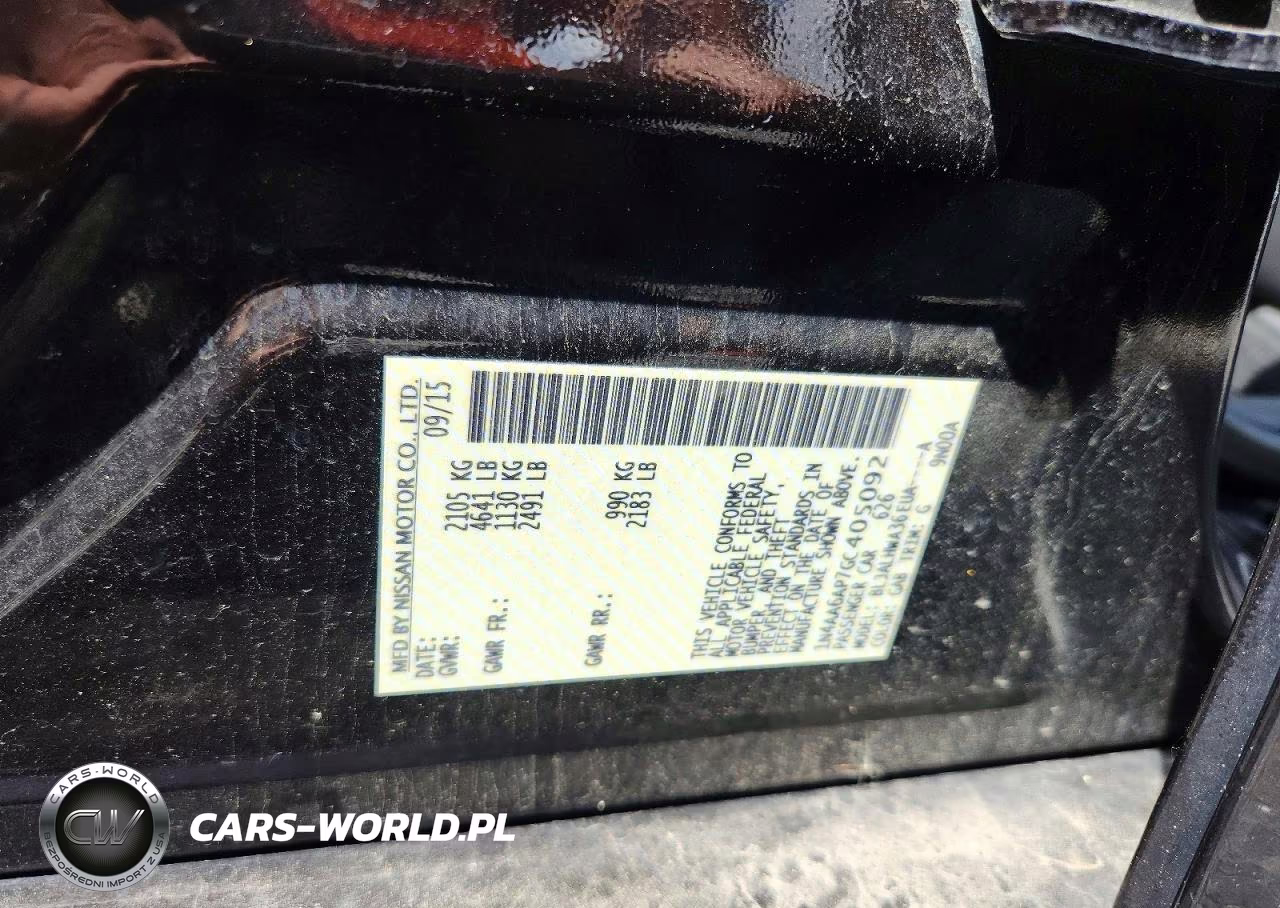 2016 Nissan Maxima Platinum VIN:1N4AA6AP7GC405092 - 12