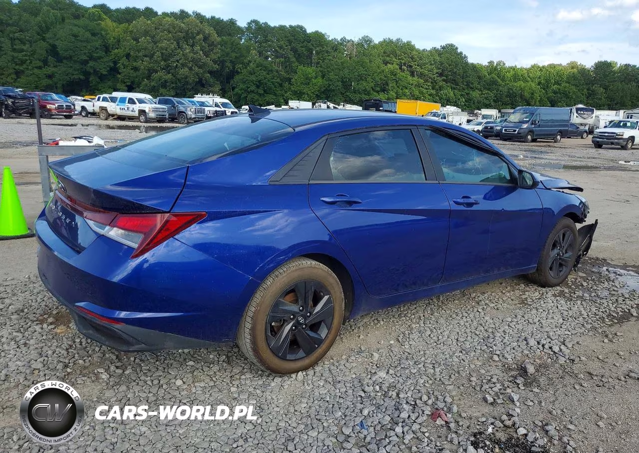2021 Hyundai Elantra Sel VIN:5NPLM4AG4MH046346 - 3