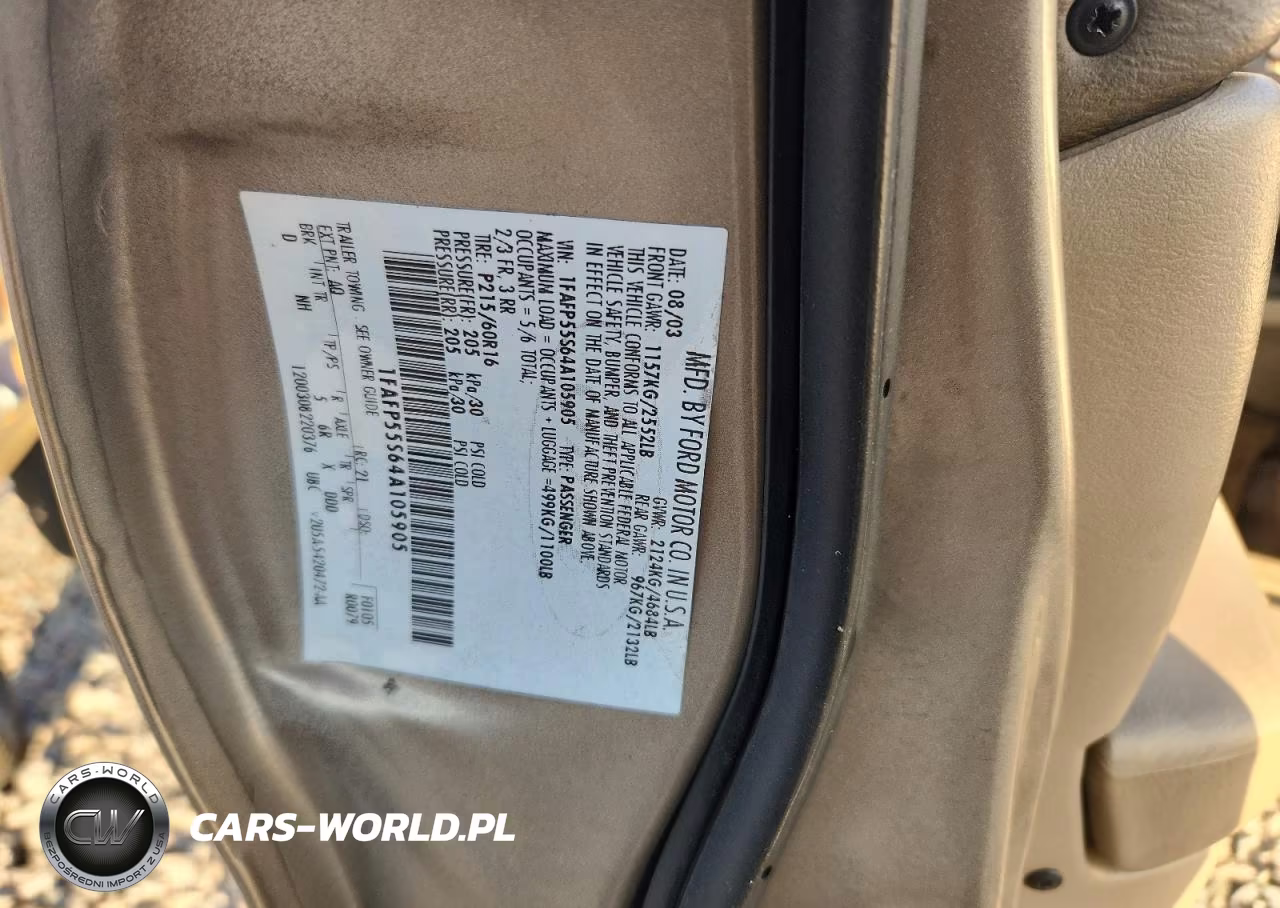 2004 Ford Taurus Ses VIN:1FAFP55S64A105905 - 12