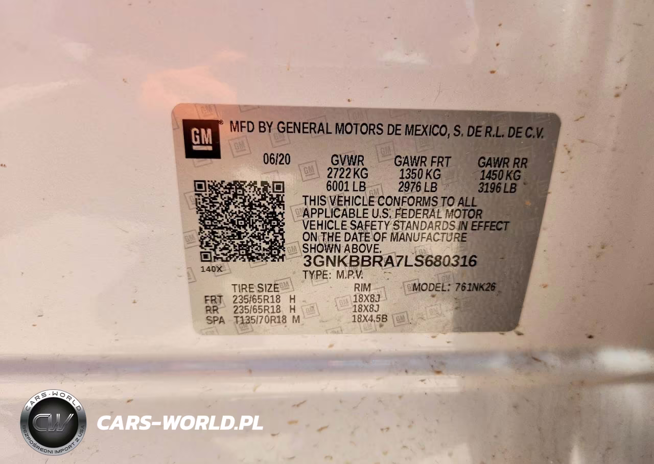 2020 Chevrolet Blazer 1Lt VIN:3GNKBBRA7LS680316 - 12