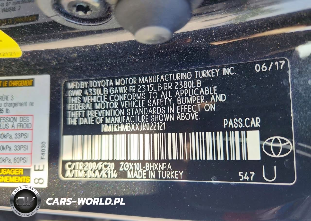 2018 Toyota C-Hr Xle VIN:NMTKHMBXXJR022121 - 13
