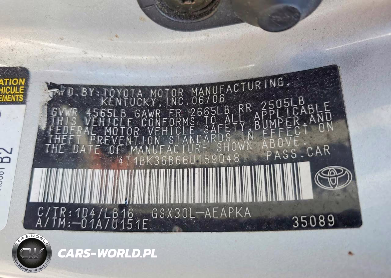 2006 Toyota Avalon Limited VIN:4T1BK36B66U159048 - 12