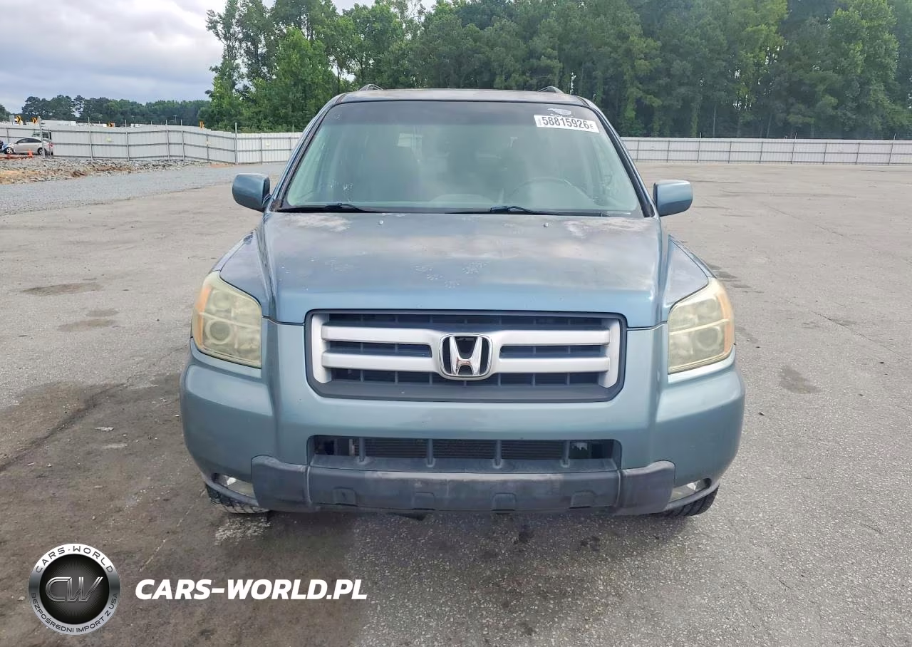 2006 Honda Pilot Ex VIN:5FNYF28796B021762 - 5