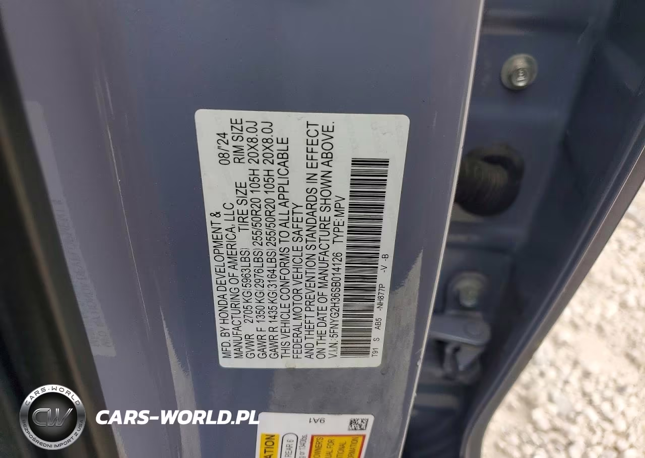 2025 Honda Pilot Sport VIN:5FNYG2H36SB014126 - 13