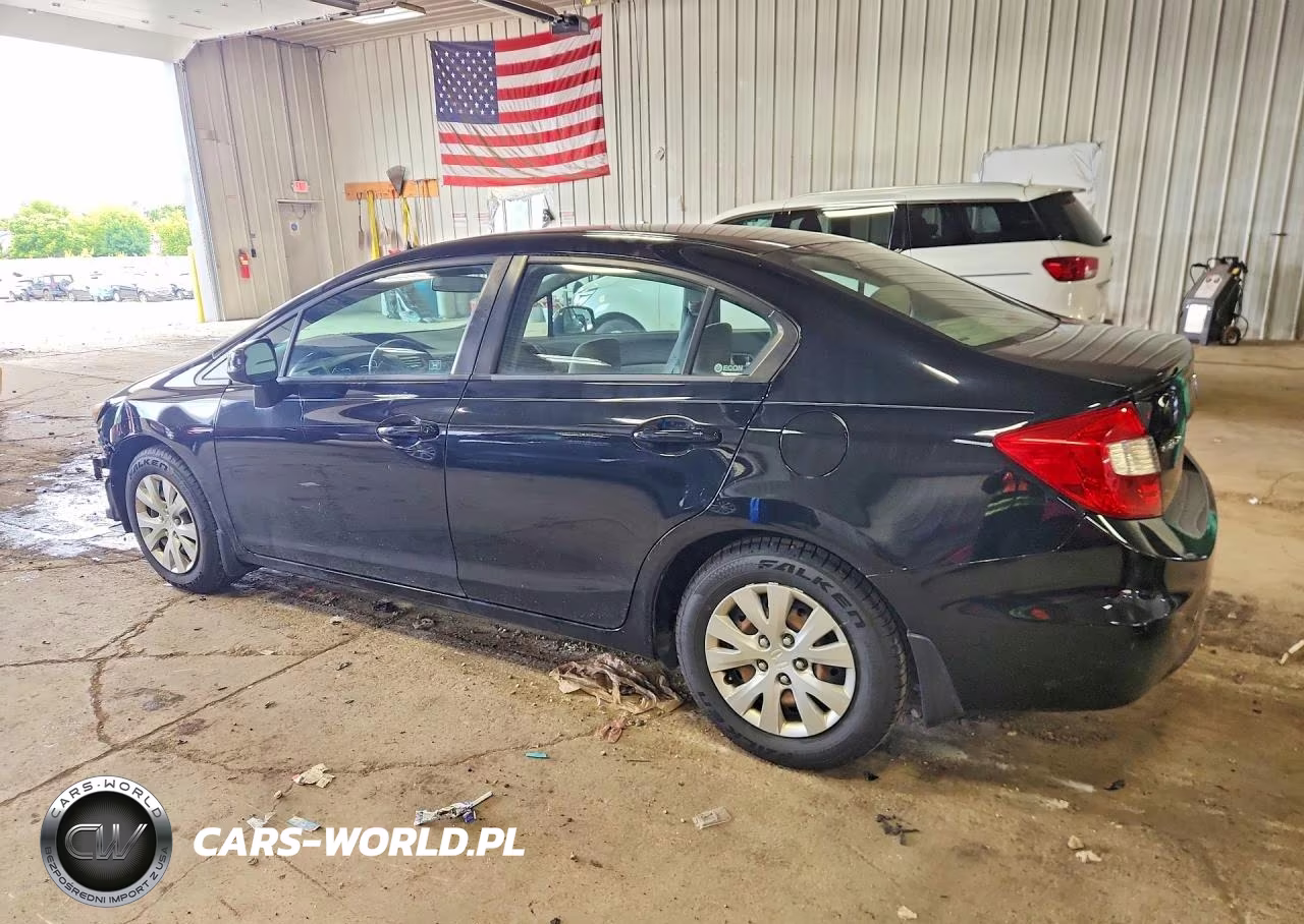 2012 Honda Civic Lx VIN:19XFB2F51CE069424 - 2