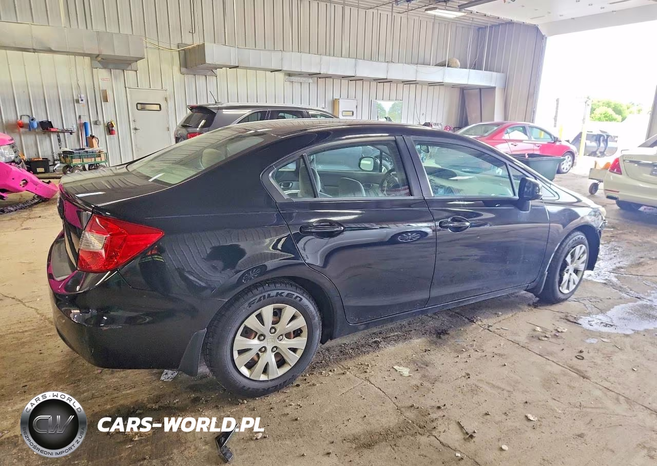 2012 Honda Civic Lx VIN:19XFB2F51CE069424 - 3