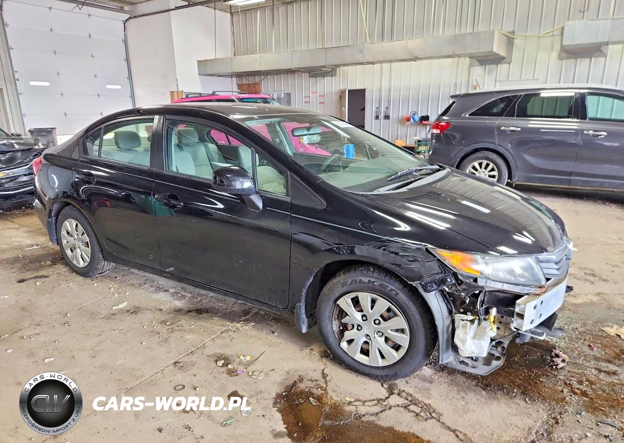2012 Honda Civic Lx VIN:19XFB2F51CE069424 - 4