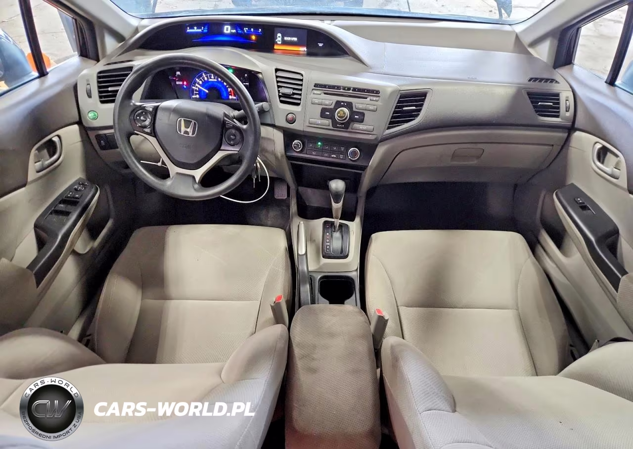 2012 Honda Civic Lx VIN:19XFB2F51CE069424 - 8