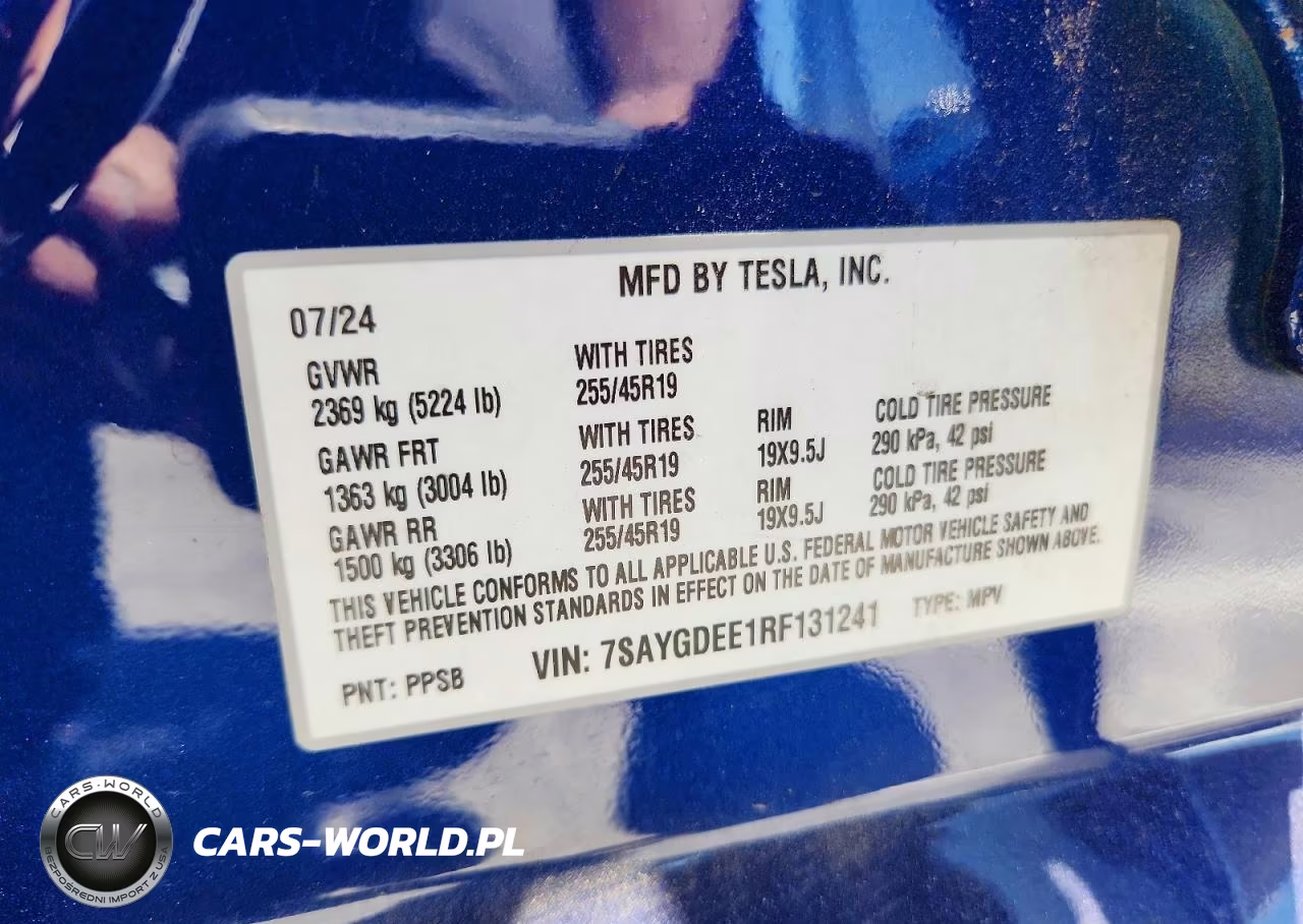 2024 Tesla Model Y VIN:7SAYGDEE1RF131241 - 13