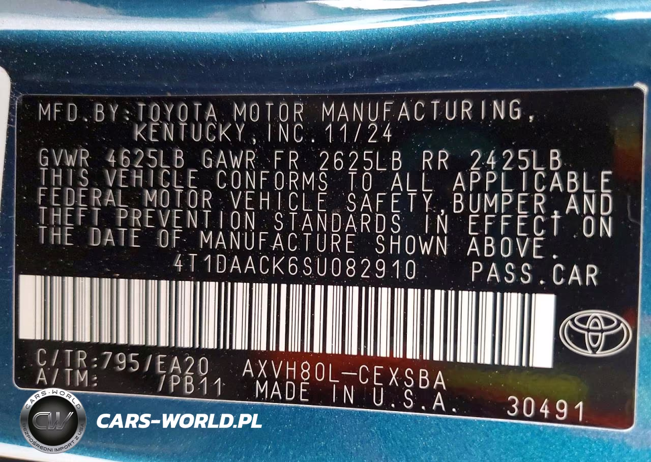 2025 Toyota Camry Se VIN:4T1DAACK6SU082910 - 13