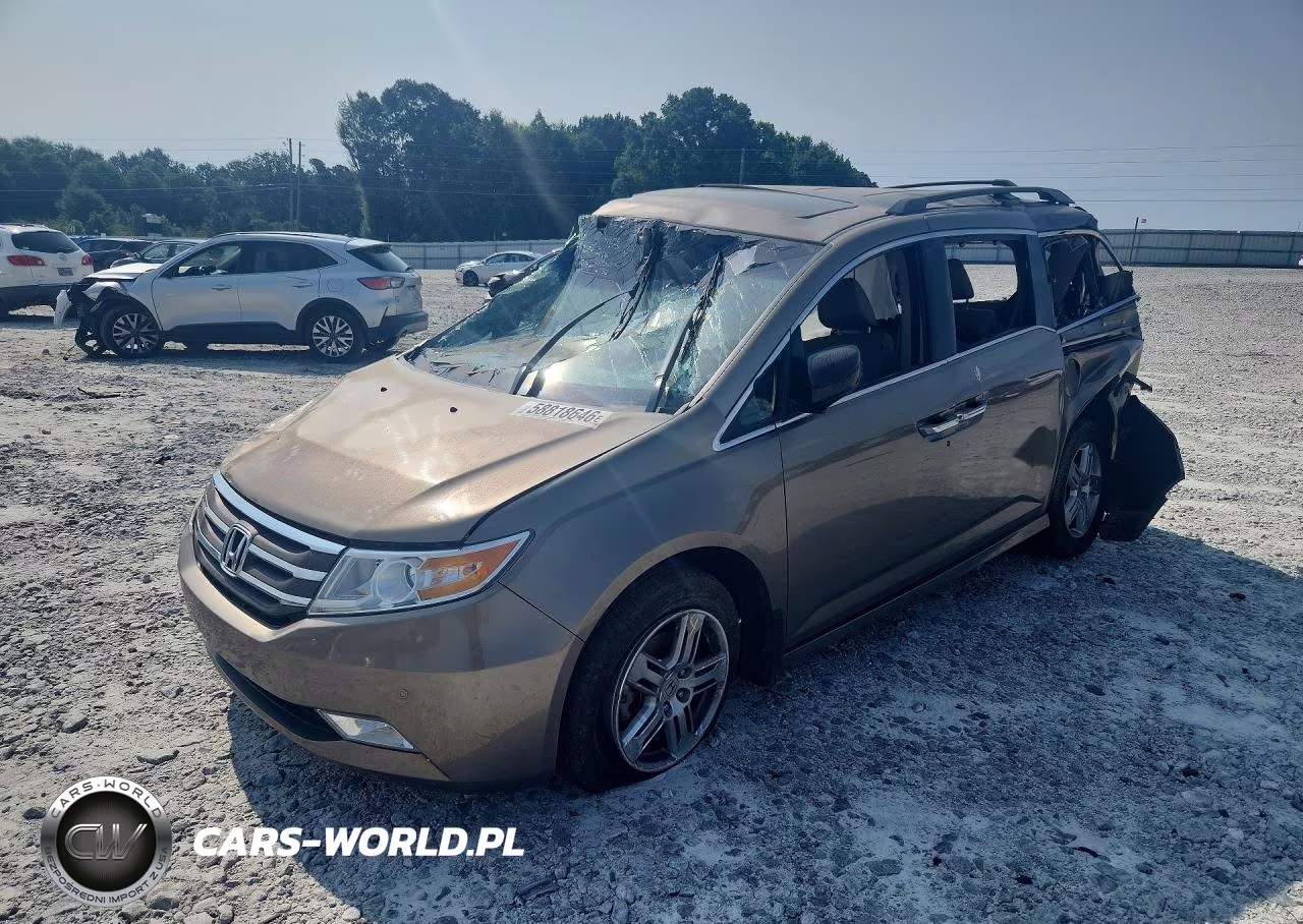 2011 Honda Odyssey Touring VIN:5FNRL5H96BB030011 - 1