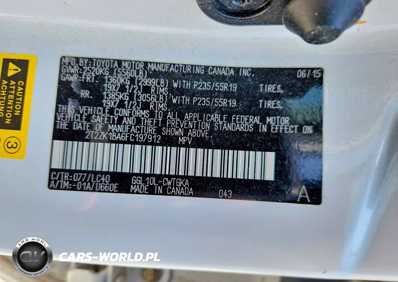 2015 Lexus Rx 350 VIN:2T2ZK1BA6FC197912 - 12