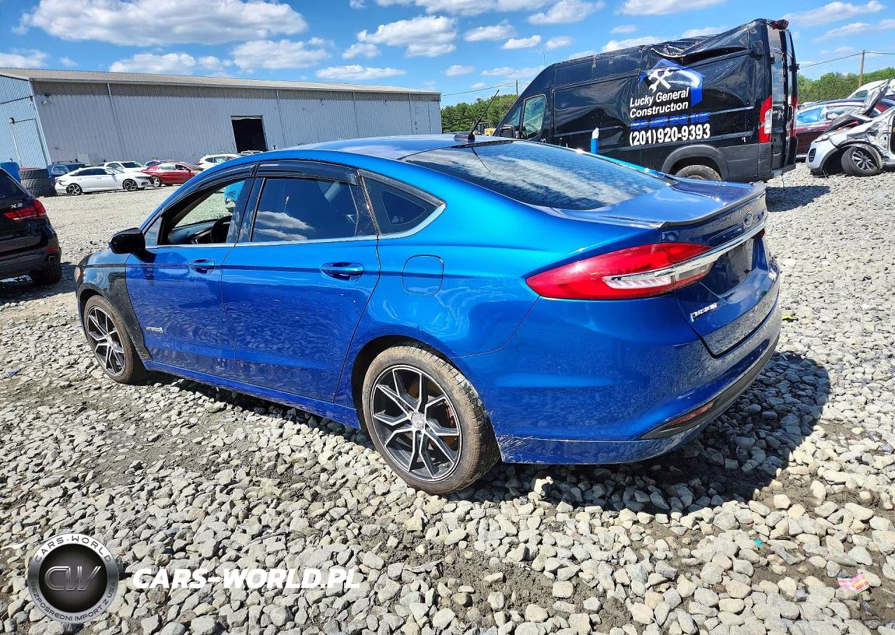 2017 Ford Fusion Se Hybrid VIN:3FA6P0LU9HR356453 - 2