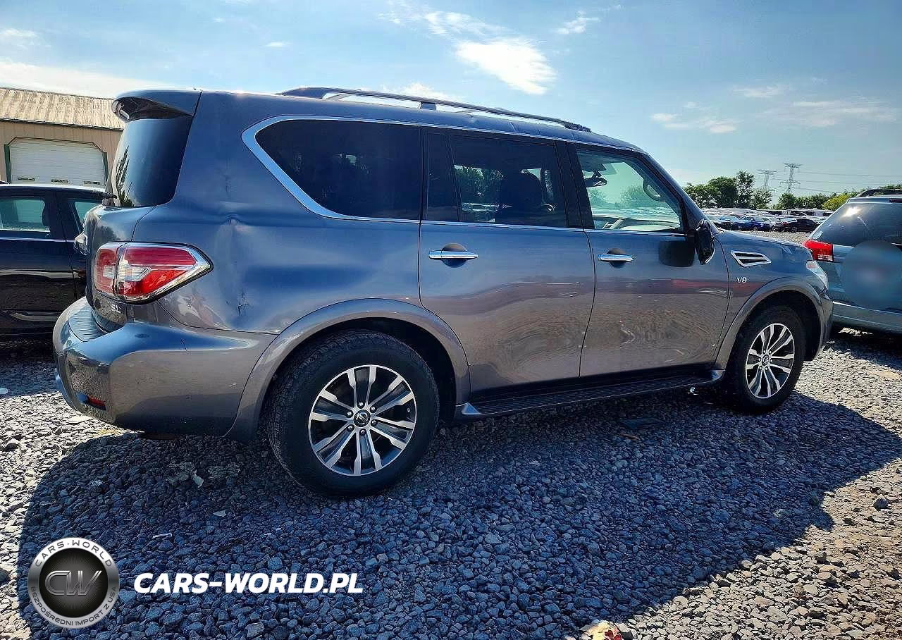 2019 Nissan Armada Sl VIN:JN8AY2NCXKX509572 - 3