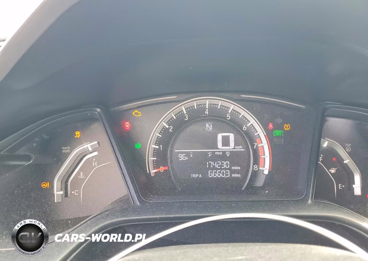 2017 Honda Civic Lx VIN:19XFC2F50HE063408 - 9