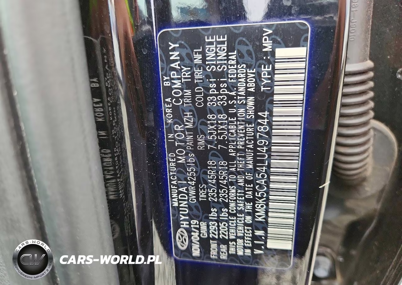 2020 Hyundai Kona Ultimate VIN:KM8K5CA54LU497844 - 13