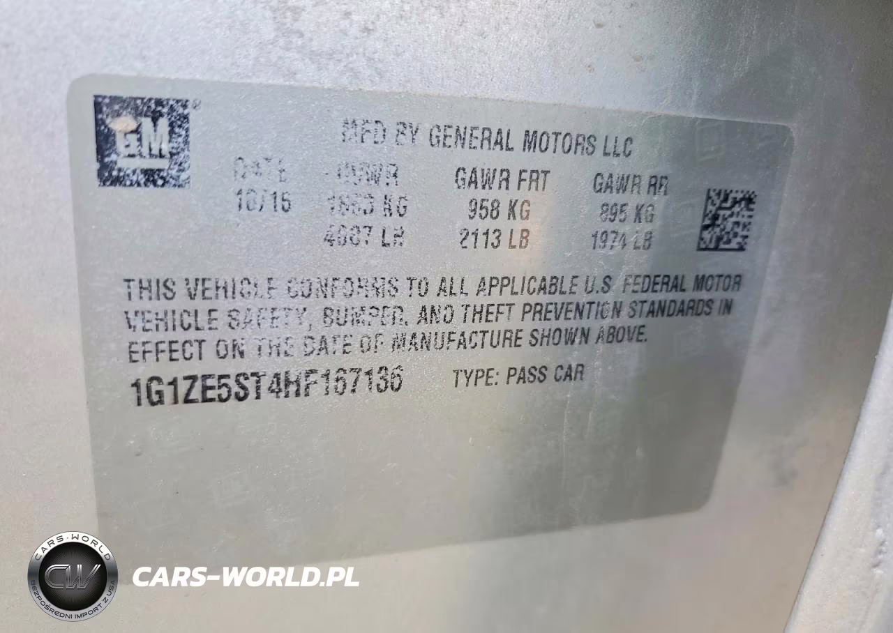 2017 Chevrolet Malibu Lt VIN:1G1ZE5ST4HF167136 - 12