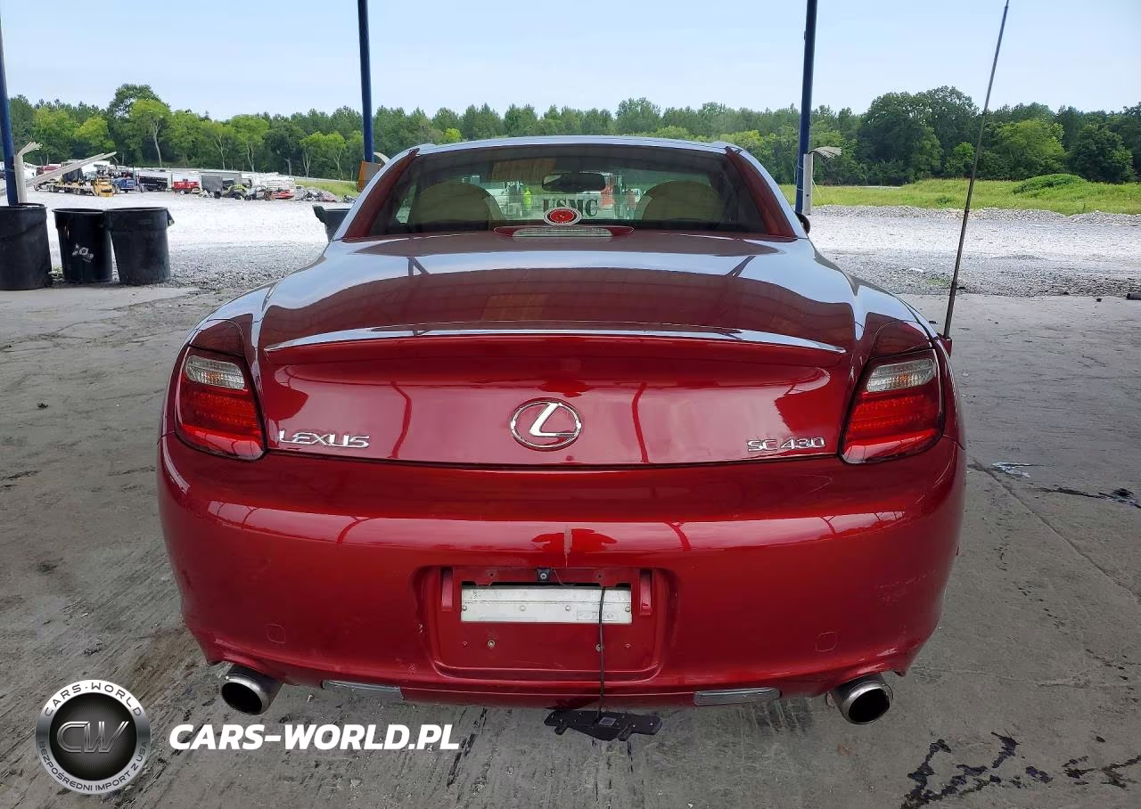 2008 Lexus Sc 430 VIN:JTHFN45Y989018004 - 6