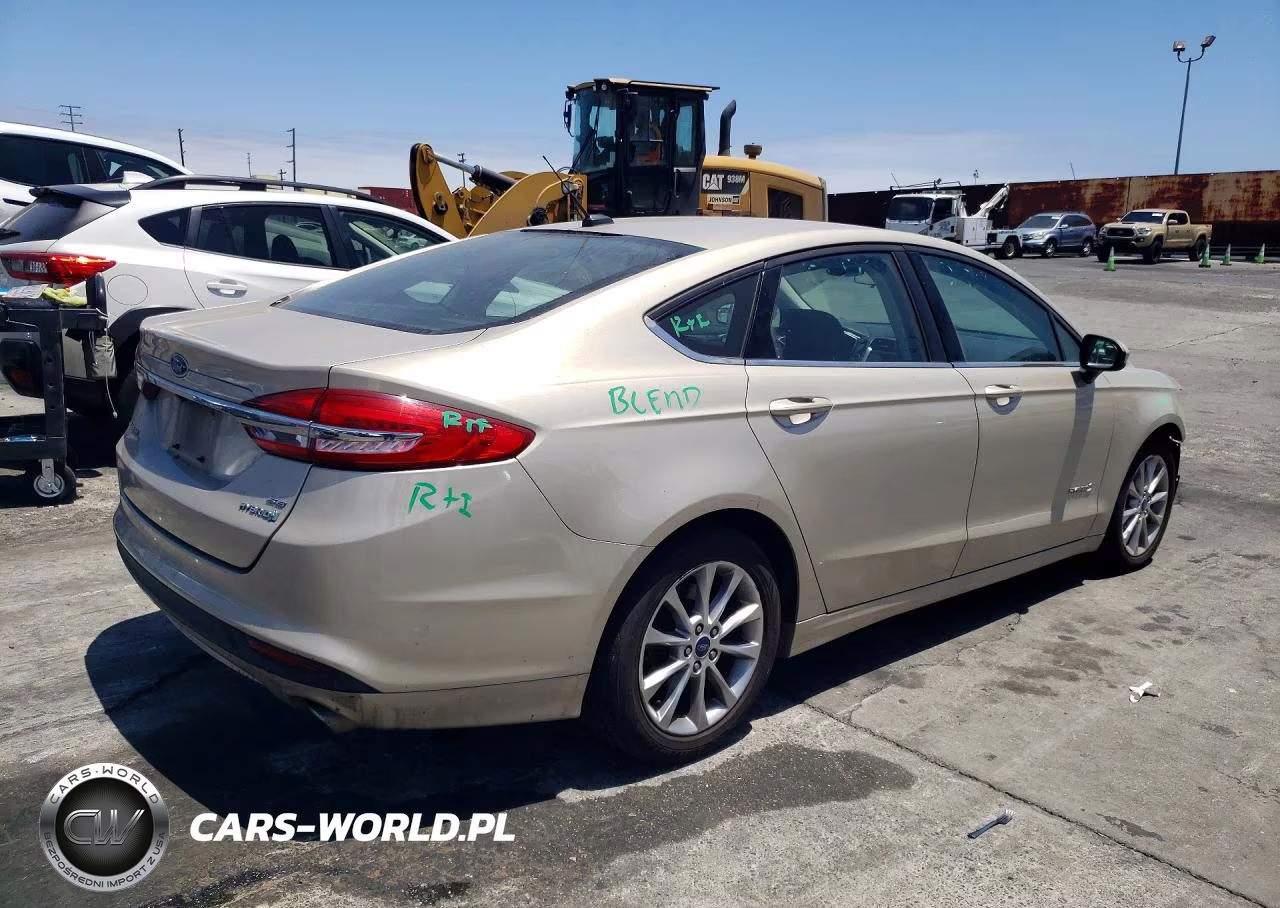 2017 Ford Fusion Se Hybrid VIN:3FA6P0LU8HR351289 - 3