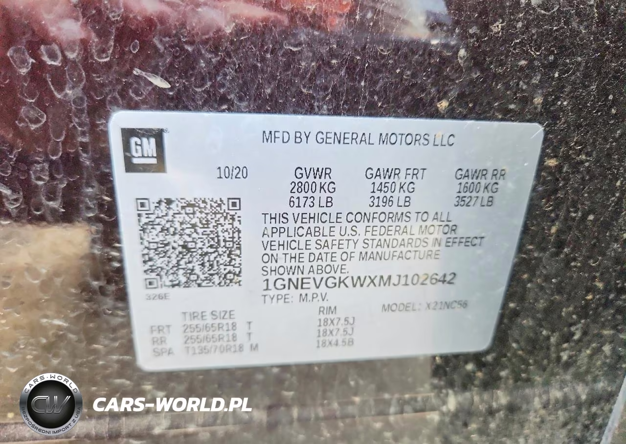 2021 Chevrolet Traverse Lt VIN:1GNEVGKWXMJ102642 - 13