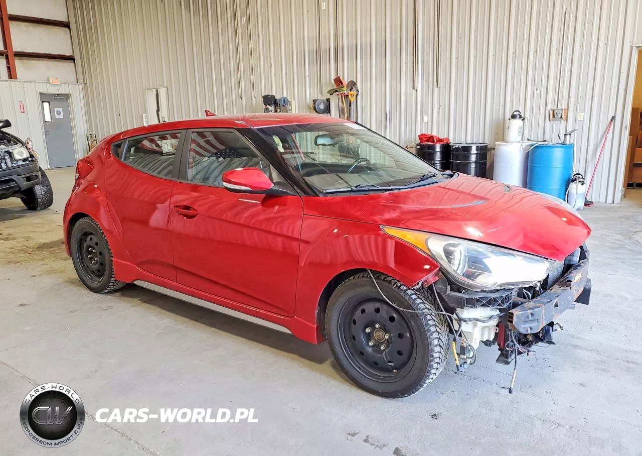 2015 HYUNDAI VELOSTER TURBO VIN:KMHTC6AEXFU230692 - 4