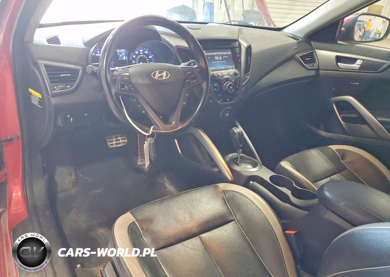 2015 HYUNDAI VELOSTER TURBO VIN:KMHTC6AEXFU230692 - 8