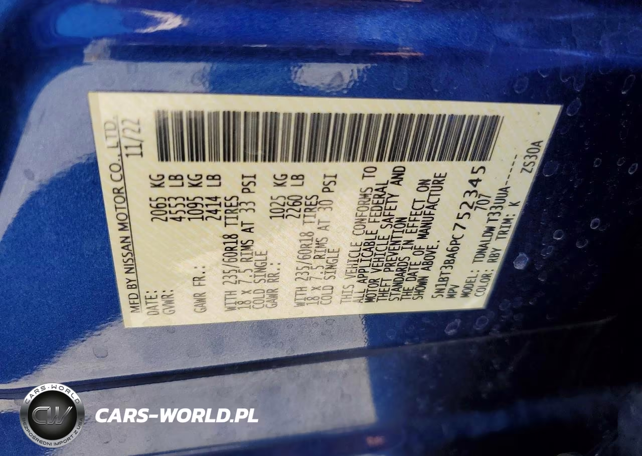 2023 Nissan Rogue Sv VIN:5N1BT3BA6PC752345 - 13