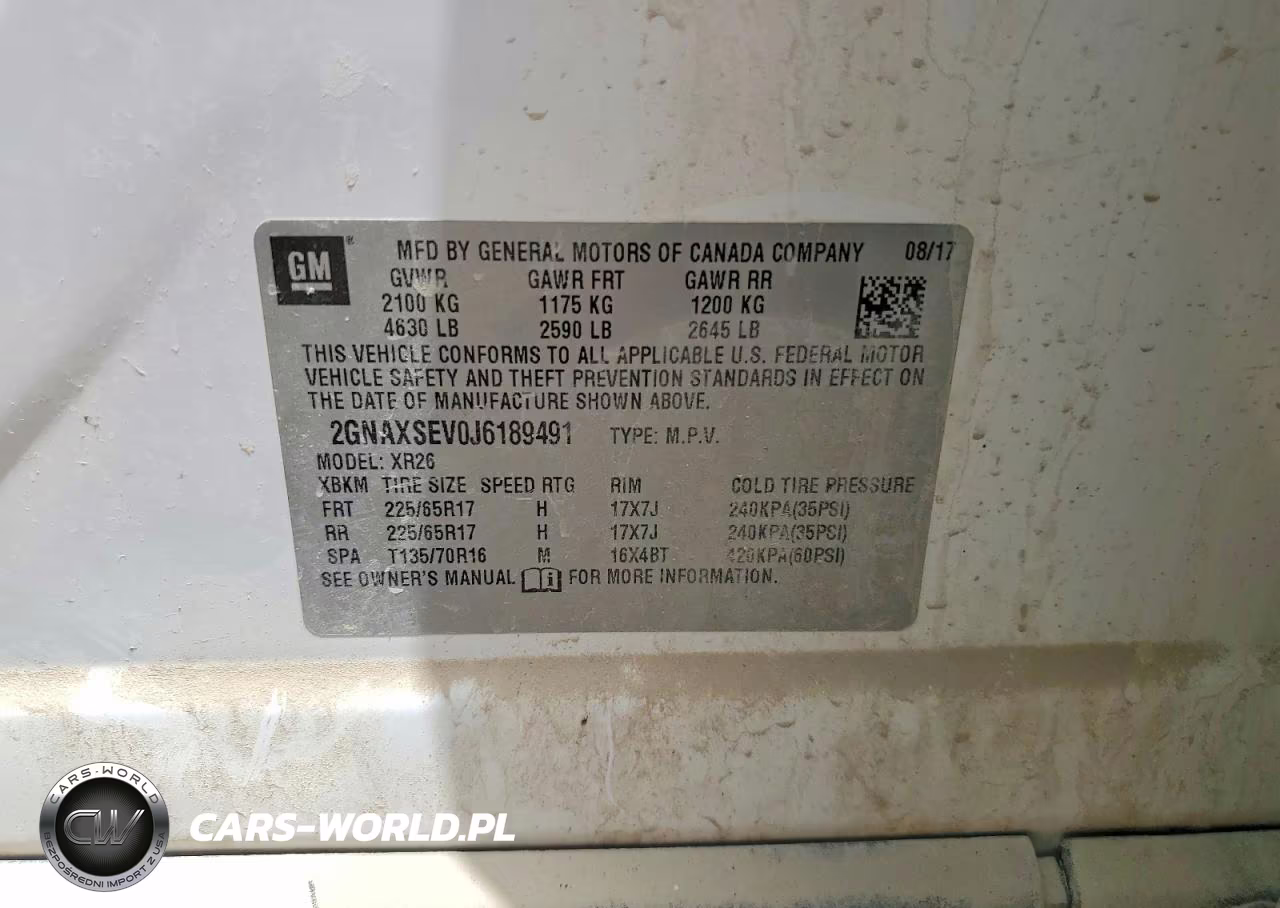 2018 Chevrolet Equinox Lt VIN:2GNAXSEV0J6189491 - 12