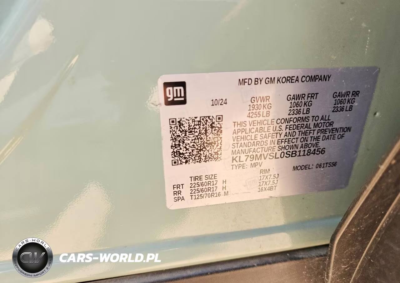 2025 Chevrolet Trailblazr VIN:KL79MVSL0SB118456 - 12