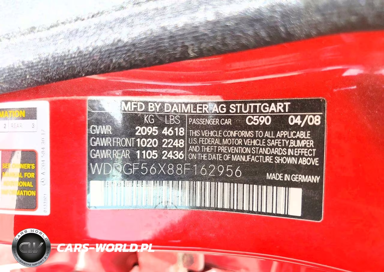 2008 Mercedes-Benz C 350 VIN:WDDGF56X88F162956 - 13