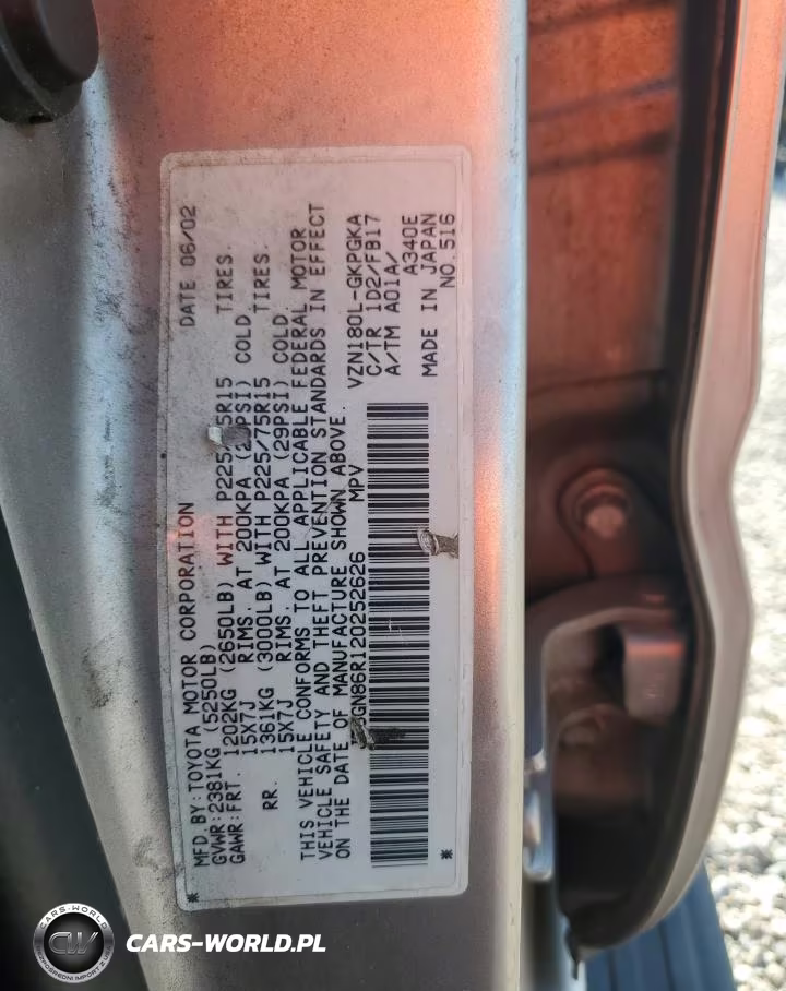 2002 Toyota 4Runner Sr5 VIN:JT3GN86R120252626 - 13