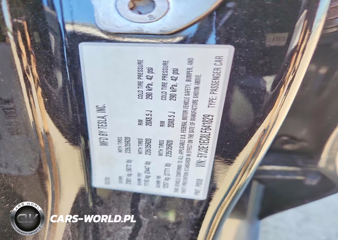 2020 Tesla Model 3 VIN:5YJ3E1EC8LF641829 - 12