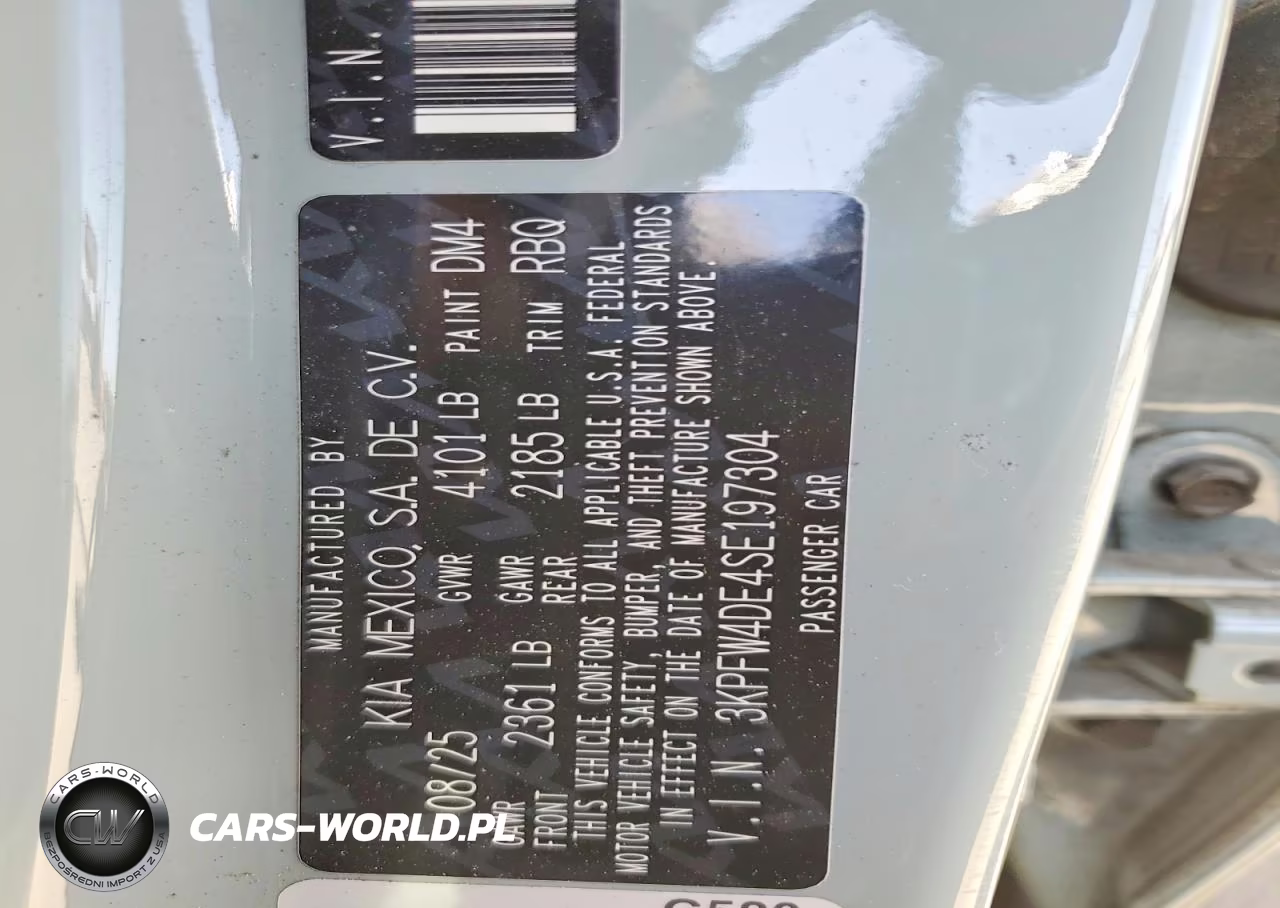 2025 Kia K4 Gt Line VIN:3KPFW4DE4SE197304 - 12