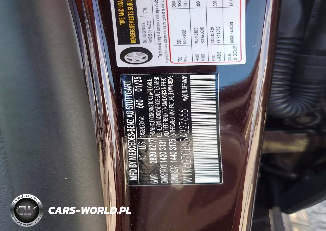 2025 Mercedes-Benz S 580 4Matic VIN:W1K6G7GB9SA327666 - 12